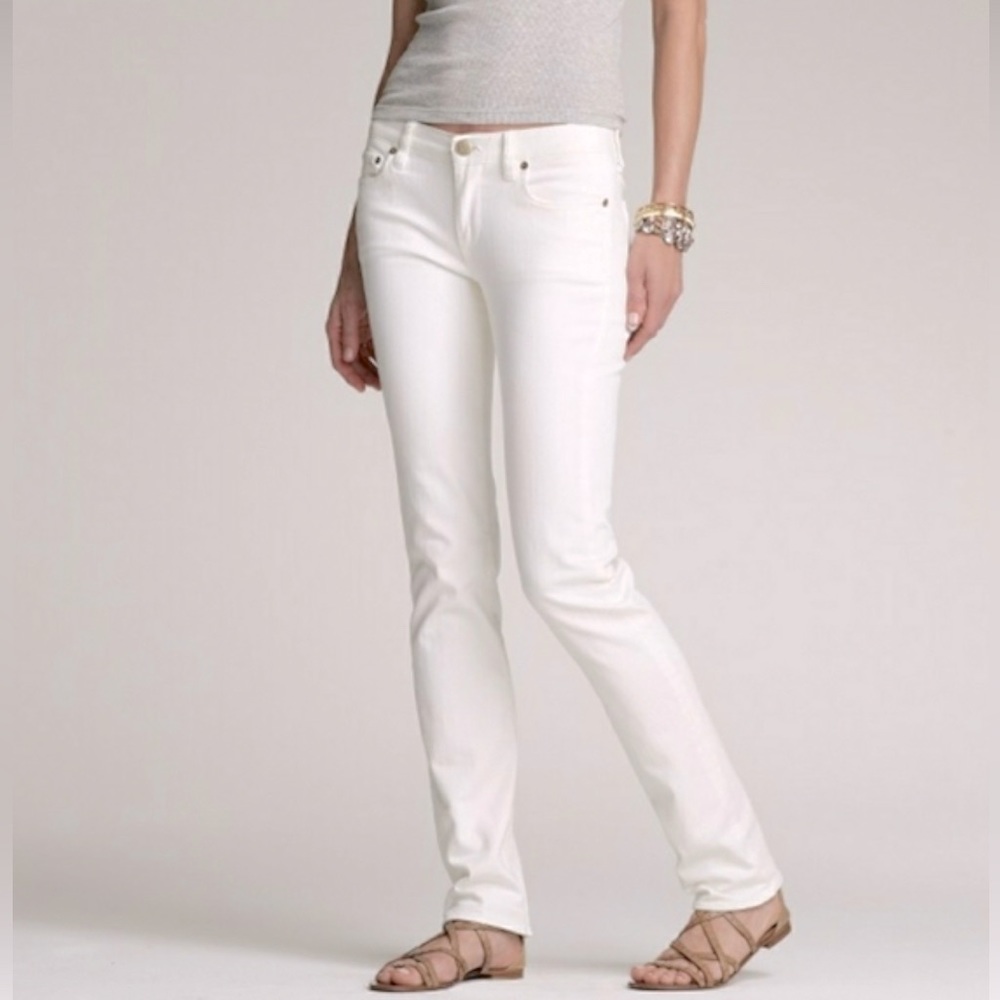 NWT J. Crew MatchstickJeans | White 27 R